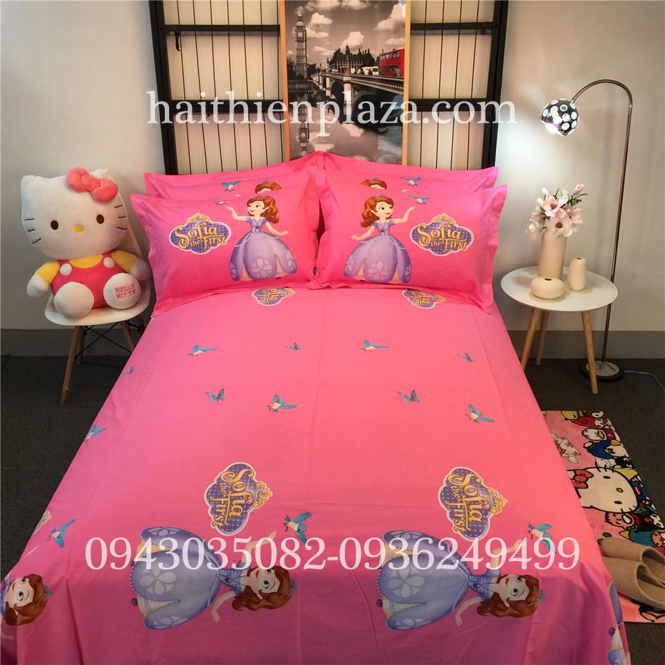 ga giường hình công chúa sofia