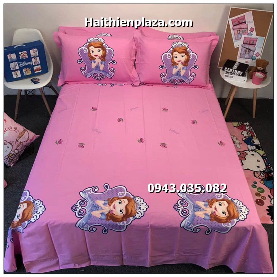 Ga giường trẻ em hình công chúa sofia