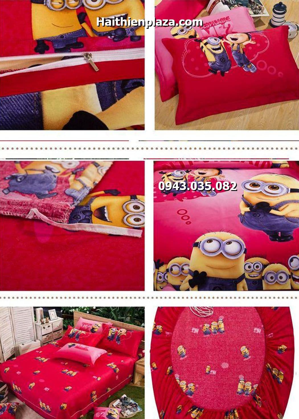 ga giường trẻ em hình minion ga giường trẻ em hình minion