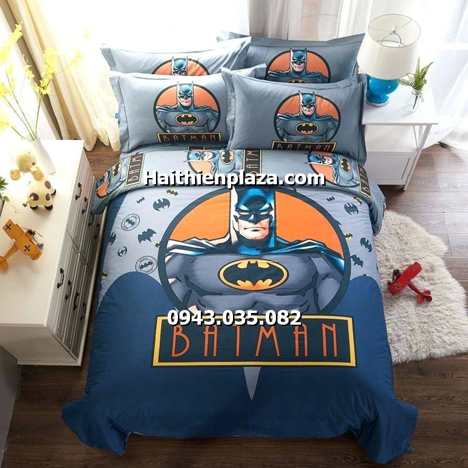 Chăn ga gối hình người dơi Batman