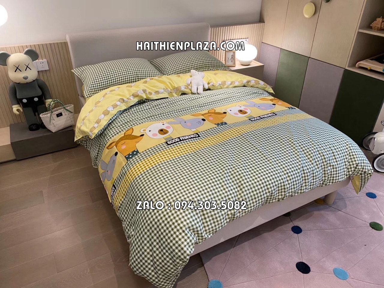 Chăn ga gối dễ thương cho trẻ em Chăn ga gối dễ thương cho trẻ em