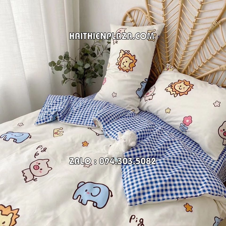 Drap giường hình dễ thương