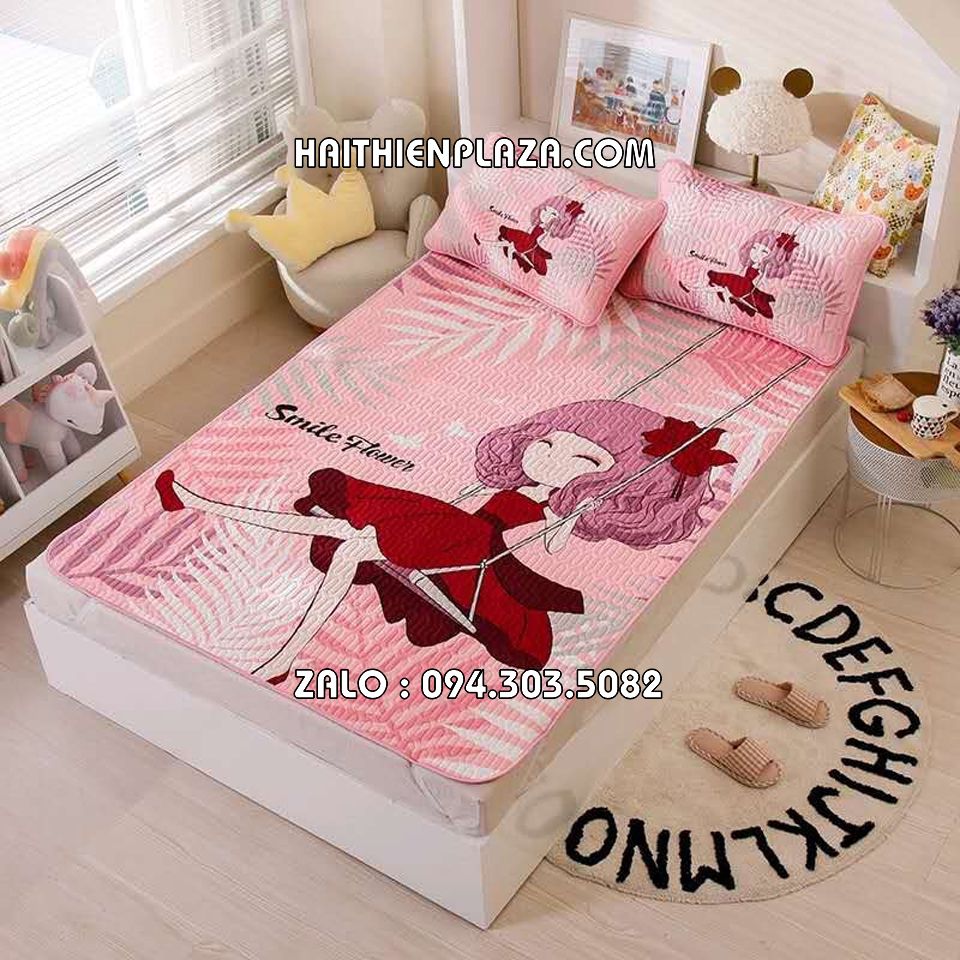 Ga trải giường hình cô bé dâu tây Ga trải giường hình cô bé dâu tây
