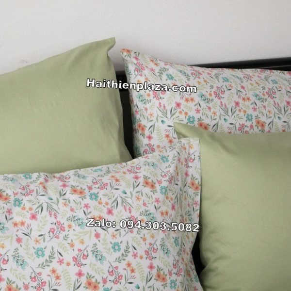 VỎ GÔI VẢI COTTON HÀN