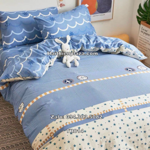 Bộ chăn ga bé trai hình máy bay 967 Bo chan ga be trai hinh may bay
