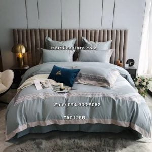 Bộ chăn ga cao cấp vải lụa Marochi 471 Bo chan ga cao cap vai lua Marochi