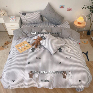 Vỏ chăn ga bé gái hình cute 509 Vo chan ga be gai hinh cute