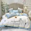 Bộ chăn ga lụa Tencel Teddy Bear