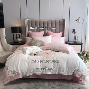 Chăn ga Luxury vải lụa 80s 473 Chan ga Luxury vai lua 80s
