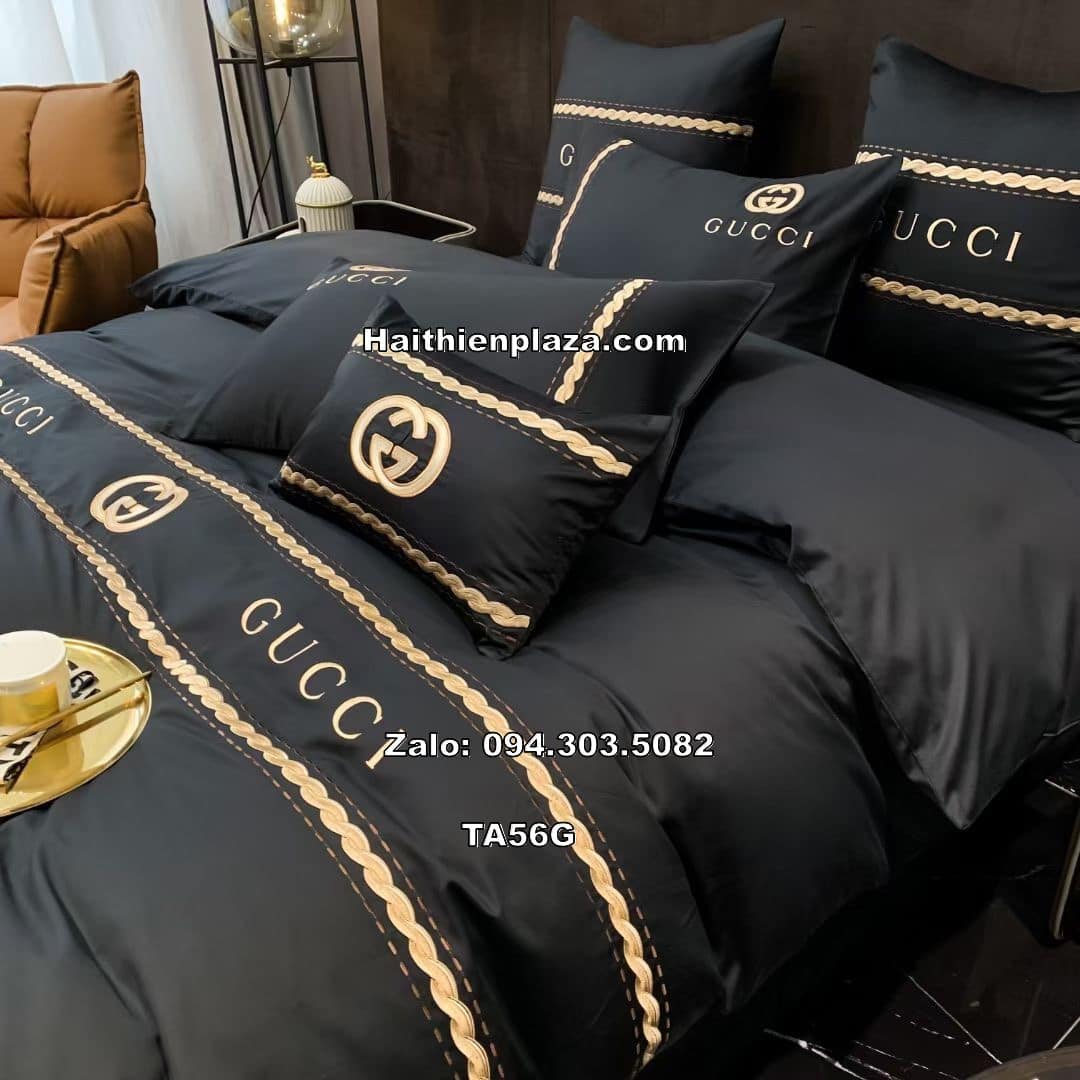chăn ga gối mầu đen thương hiệu