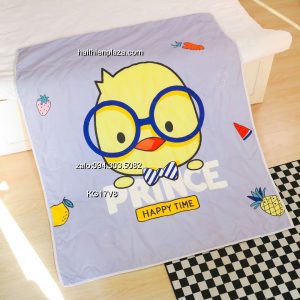 Chăn gối đi lớp hình chú gà dễ thương 862 Chan goi di lop hinh chu ga de thuong