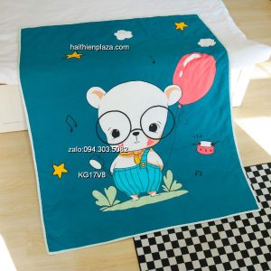 Chăn gối đi lớp hình dễ thương 902 Chan goi di lop hinh de thuong