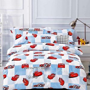 Vỏ chăn ga hình ô tô cotton 902 Vo chan ga hinh o to cotton