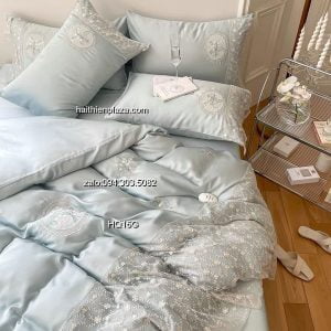 Chăn ga cao cấp lụa tencel hoa lan chuông 943 Chan ga cao cap lua tencel hoa lan chuong