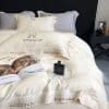 Chăn ga lụa tencel mầu vàng cao cấp