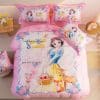 Chăn ga cotton bé gái hình công chúa Bạch Tuyết
