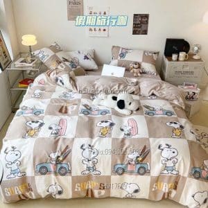 Chăn ga gối hình Surf dễ thương 900 Chan ga goi hinh Surf de thuong