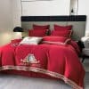 Chăn ga mầu đỏ lụa Tencel ga phủ