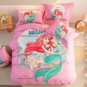 Chăn ga trẻ em hình Ariel 900 Chan ga tre em hinh Ariel