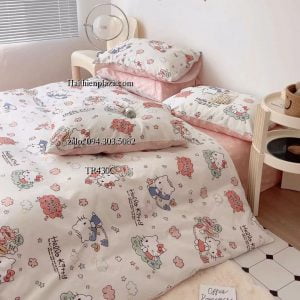 Chan ga vai cotton Hello Kitty cho be