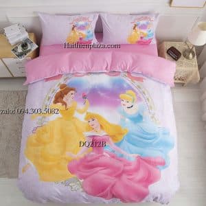 Vỏ chăn ga công chúa bạch tuyết 900 Vo chan ga cong chua bach tuyet