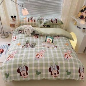 Chăn ga hình sóc chuột và mickey 900 Chan ga hinh soc chuot va mickey