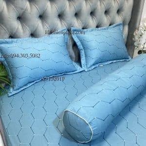 Chăn ga cao cấp vải cotton hàn 894 Chan ga cao cap vai cotton han