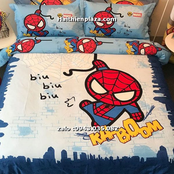 Chăn ga hình người nhện Spiderman